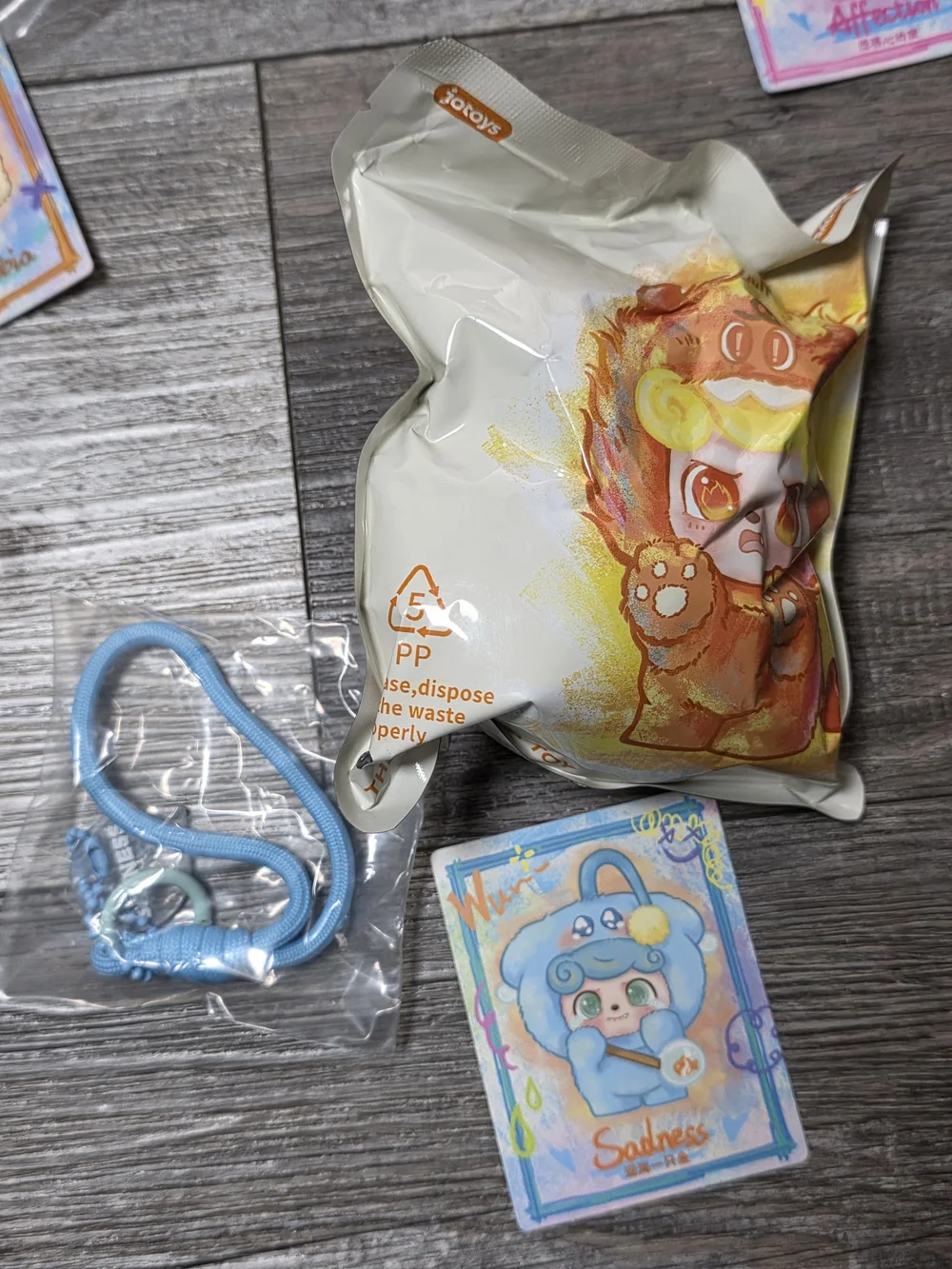 Emotional Hairy Monsters Series Pendant / Bag Charm Blind Box Set of 3 *READ